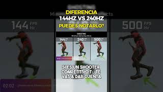 144HZ VS 240HZ PUEDES VER LA DIFERENCIA [upl. by Mosnar178]