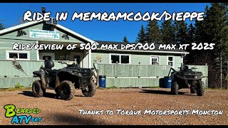 Ride in Memramcookdieppe on 2025 500 max dps outlander and 700 max xt [upl. by Colver]