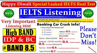 IELTS LISTENING PRACTICE TEST 2024 WITH ANSWERS  01112024 [upl. by Alidis]