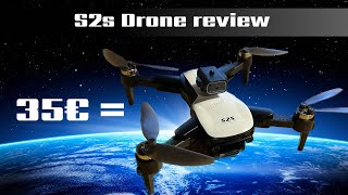 S2s Drone review  flight and camera test  35€ aliexpress drone [upl. by Pincus]