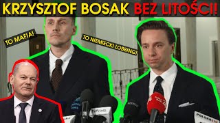 quotTO NIEMIECKI LOBBINGquot KRZYSZTOF BOSAK BEZ LITOŚCI DLA PROJEKTU USTAWY [upl. by Paviour]