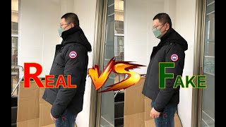 Real vs Fake Canada Goose Macmillan Parka Down Jacket [upl. by Eoz]