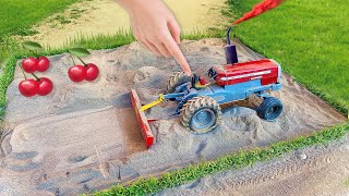 Mini Tractor cross blade performance on extreme dry soil minitractor minifarming [upl. by Shaff865]