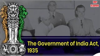 Government Of India Act 1935  Provincial Autonomy  Abolition Of Dyarchy  RBI Establishment [upl. by Alatea969]