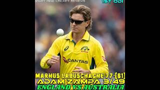 Adam Zampa Bowling 🔥Eng vs Aus Odi Marnus Labuschagne Unstoppable💥😱 [upl. by Windham803]