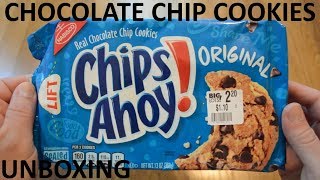 Unboxing Nabisco Chips Ahoy Original Chocolate Chip Cookies [upl. by Kornher]