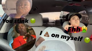 I POOPED ON MYSELF PRANK 💩 MY GF MOM amp COUSIN GOT MAD😂 MUST WATCH ‼️ [upl. by Nahsar]