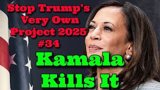 Kamala Harris News  Donald Trump News  Kamala Killed It Part 2 [upl. by Wini519]