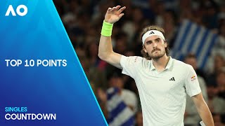 Top 10 Points of the Tournament  Australian Open 2024 [upl. by Parsifal]