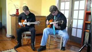 Johnny Gragg and Brennan Nase Playing Two Marchione SemiHollowbody Archtop Guitars [upl. by Wyndham]