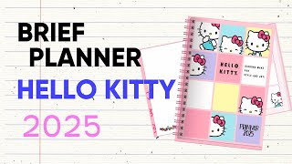 Brief Planner Hello Kitty 2025 [upl. by Nihs]