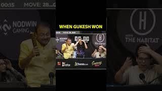 Gukesh Wins At The World Championship chess [upl. by Fredi]