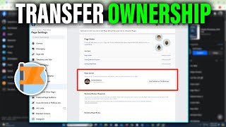 How To Transfer Facebook Page Ownership 2024 PC or Laptop [upl. by Ellesig398]