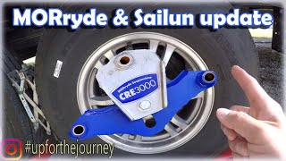 RV Tire and Suspension upgrade amp Review MORryde Sailun Grand Design Reflection [upl. by Ludie]