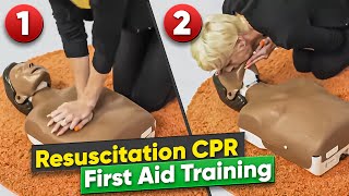 Resuscitation CPR  How To Do CPR  First Aid Training [upl. by Eicirtap112]