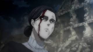 Eren kills and eat Willy  War Hammer Titan Transformation  Attack on Titan Season 4 [upl. by Silberman]