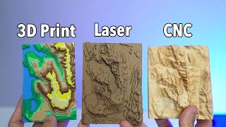 How to create 3D Topographical Terrain using the Snapmaker 20 A350 [upl. by Obau372]