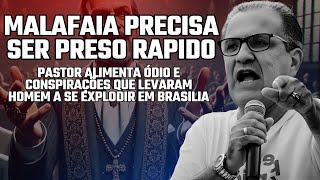 EXPLOSÃO EM BRASÍLIA MALAFAIA ATACA MORAES E INCITA ÓDIO E VIOLÊNCIA [upl. by Eibrad]