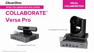 COLLABORATE Versa Pro 50 and Versa Pro 150 BYOD Collaboration [upl. by Barayon]