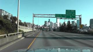 Driving through Seattle WA on I5 [upl. by Tod]