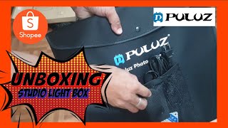 UNBOXING TIME PULUZ 40cm Foldable Photo Light Box  Product Photography Review [upl. by Arze]