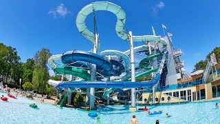 Tikibad Duinrell All waterslides  Bucketlist [upl. by Redneval]