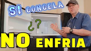 💎 REFRIGERADOR NO ENFRIA ABAJO PERO SI CONGELA sin censura [upl. by Shellans]