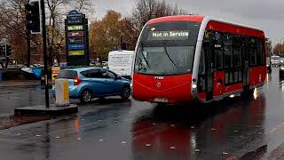 BRAND NEW GAL Irizar Tram Buses LJ74BRF amp LJ73CHV Passing through Catford Bus Garage  19112024 [upl. by Icaj432]