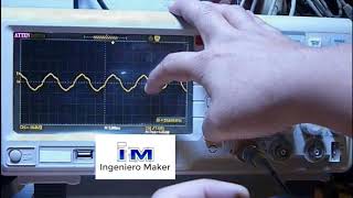 Como usar el osciloscopio para medir voltaje y frecuencia especial para principiantes [upl. by Margarete]