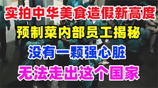 实拍中华美食造假新高度！预制菜内部员工揭秘，连红薯都是假的，大量抛光大米和假鸡蛋流向餐桌，厨师自己都不吃自己做的饭美食食品安全添加剂预制菜旅游中国 [upl. by Eiramnna]