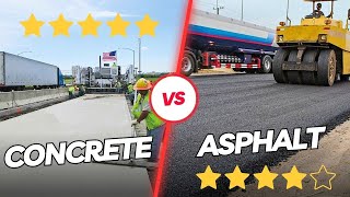 Concrete Road vs Asphalt Road The Great Debate [upl. by Nylzor628]