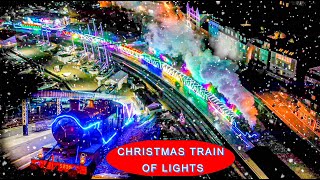 Christmas Train of Lights Paignton Devon Steam Railway 2022 [upl. by Allianora408]