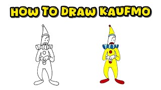 How to Draw Kaufmo from The Amazing Digital Circus – Fun Tutorial [upl. by Lamont775]