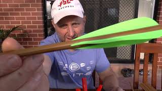 Bohning Tower fletching jig  We test and fletch arrows [upl. by Sundin]