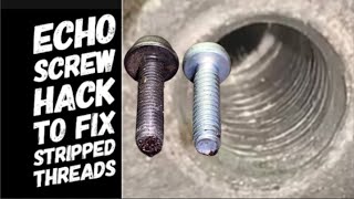 STRIPPED THREADS THIS MECHANICS TRICK  HACK WILL SAVE YOU TIME MONEY AND LOTS OF FRUSTRATION [upl. by Goto769]