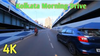 Driving Downtown  Kolkata 4K  Morning Drive India [upl. by Animar]