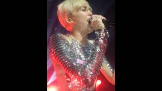 Miley Cyrus  Wrecking Ball Live at GAY [upl. by Gnilyam911]