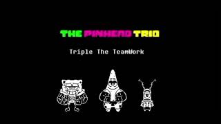 Spongetale The pinhead trio Triple the teamwork Undertale au [upl. by Aitrop]