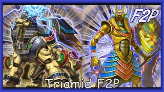 UPDATED TRIAMID F2P  The Arrival of Triamid Sphinx YuGiOh Duel Links [upl. by Ado]