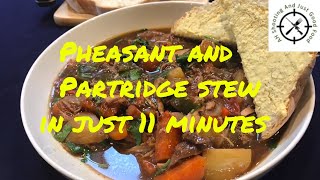 Easy Tasty Pheasant and partridge stew in just 11 minutes AHSAJGF [upl. by Annez988]