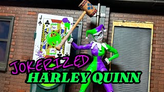 DC Multiverse Jokerized Harley Quinn Review  McFarlane Toys [upl. by Harelda]