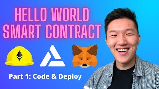 How To Write a Solidity Smart Contract  Hello World Pt 1 [upl. by Suravart561]