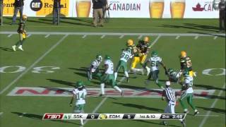 CFL Recap Saskatchewan 1 Edmonton 17 [upl. by Tinaret]