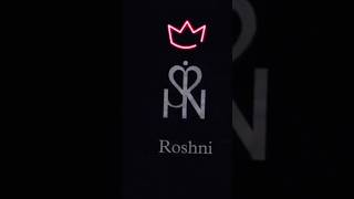 ROSHNI Name Logo Design ✨😱♥️ COMMENTS NEXT🤩✅ shorts youtubeshorts trending [upl. by Jews]