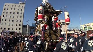 中近笠鉾139年振りの曳行 秩父夜祭2018 宵宮 00125 [upl. by Madden189]