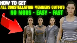 How To Get ALL Constellation Members OUTFITS  Starfield [upl. by Higgs]