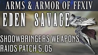 All Eden Savage Weapons Patch 505 [upl. by Millan]