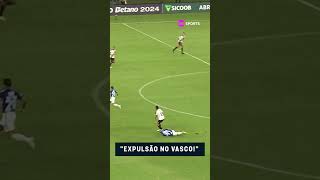 DOIDEIRA JOGADOR DO VASCO É EXPULSO E AMEAÇA JOGAR COPO NA TORCIDA DO CRUZEIRO shorts [upl. by Artiek942]