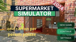 We have an egg shortage Super Market Simulator 3 [upl. by Ellekcir]