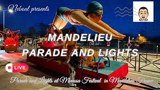 Mandelieu Fête du Mimosa Parade and Lights Live in the South of France [upl. by Toombs]